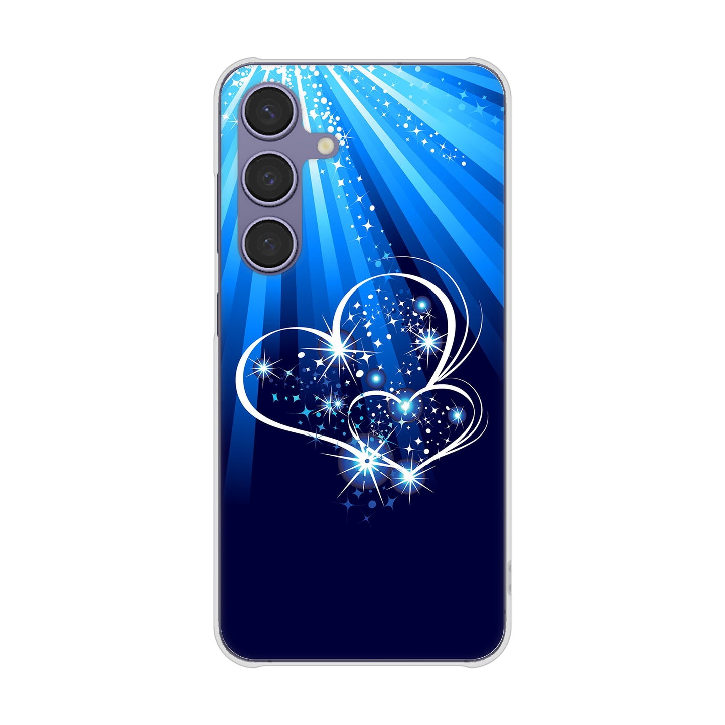 Galaxy S24 SCG25 au きらめきハート ハードケース 背面印刷