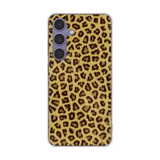 Galaxy S24 SCG25 au ヒョウ柄ベーシックS ハードケース 背面印刷