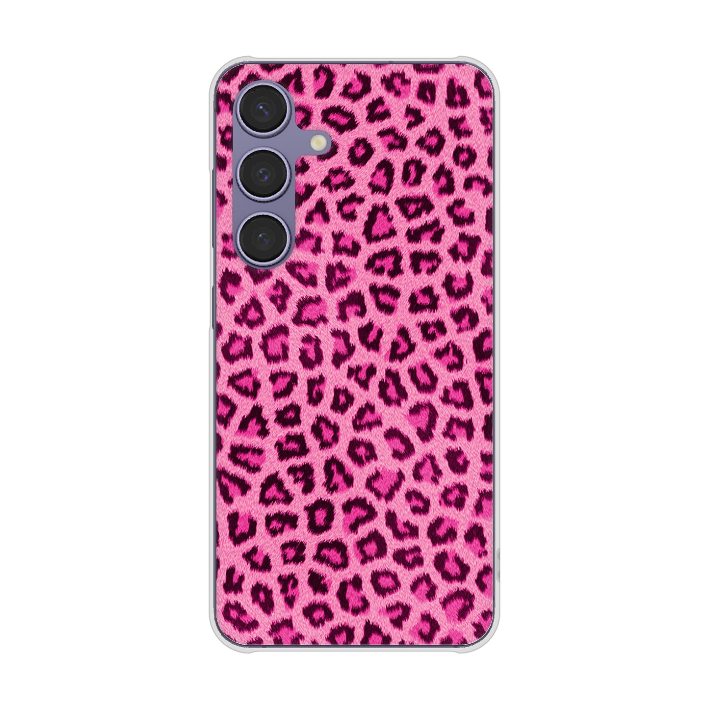 Galaxy S24 SCG25 au ヒョウ柄ベーシックS ハードケース 背面印刷