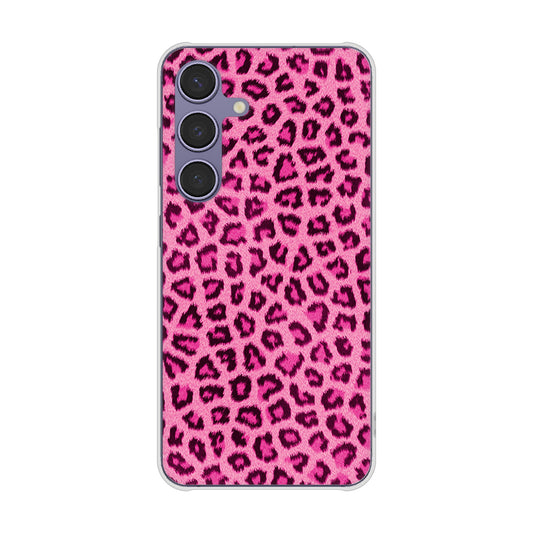 Galaxy S24 SCG25 au ヒョウ柄ベーシックS ハードケース 背面印刷
