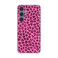 Galaxy S24 SCG25 au ヒョウ柄ベーシックS ハードケース 背面印刷