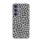 Galaxy S24 SCG25 au ヒョウ柄ベーシックS ハードケース 背面印刷