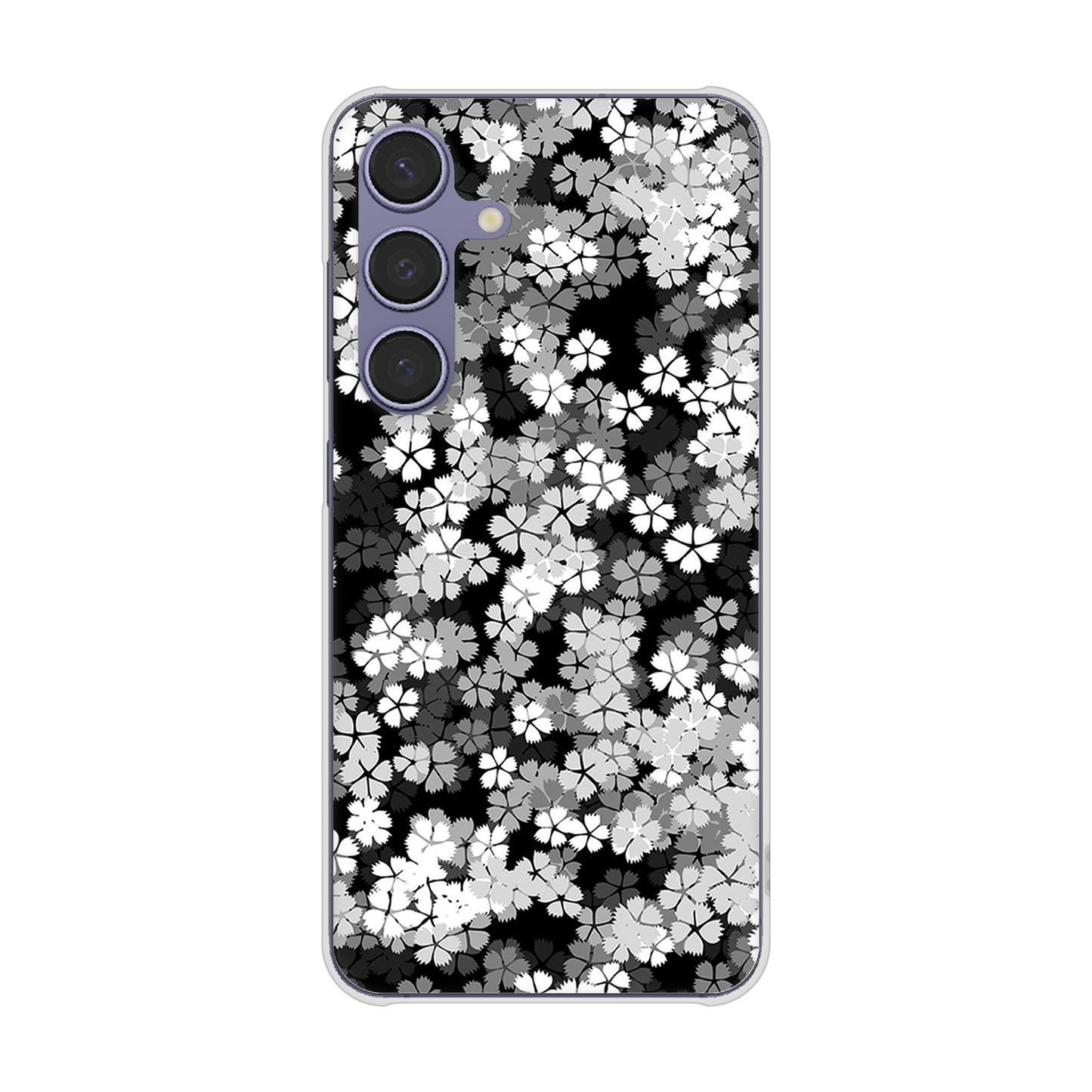 Galaxy S24 SCG25 au 1332 夜桜 ハードケース 背面印刷