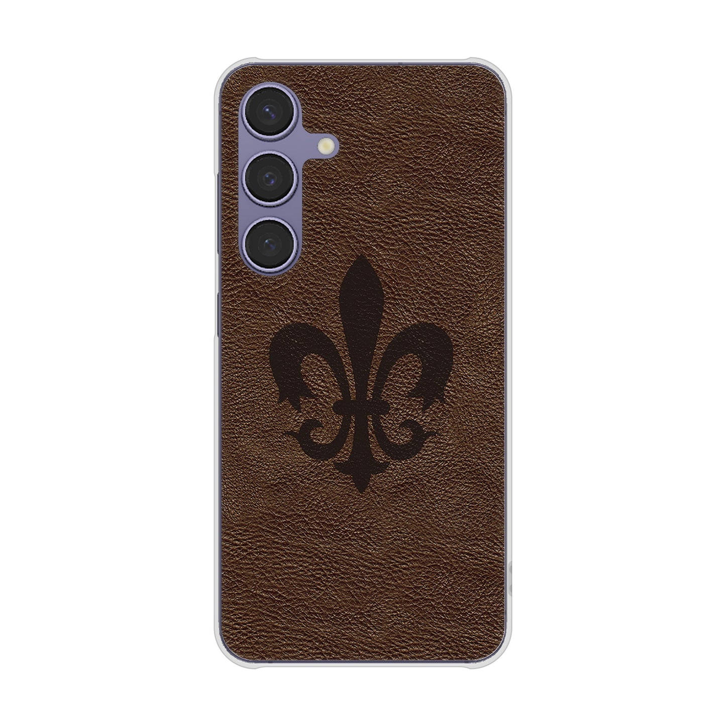 Galaxy S24 SCG25 au レザー風 ハードケース 背面印刷