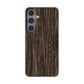 Galaxy S24 SCG25 au EK848 木目ダークブラウン ハードケース 背面印刷