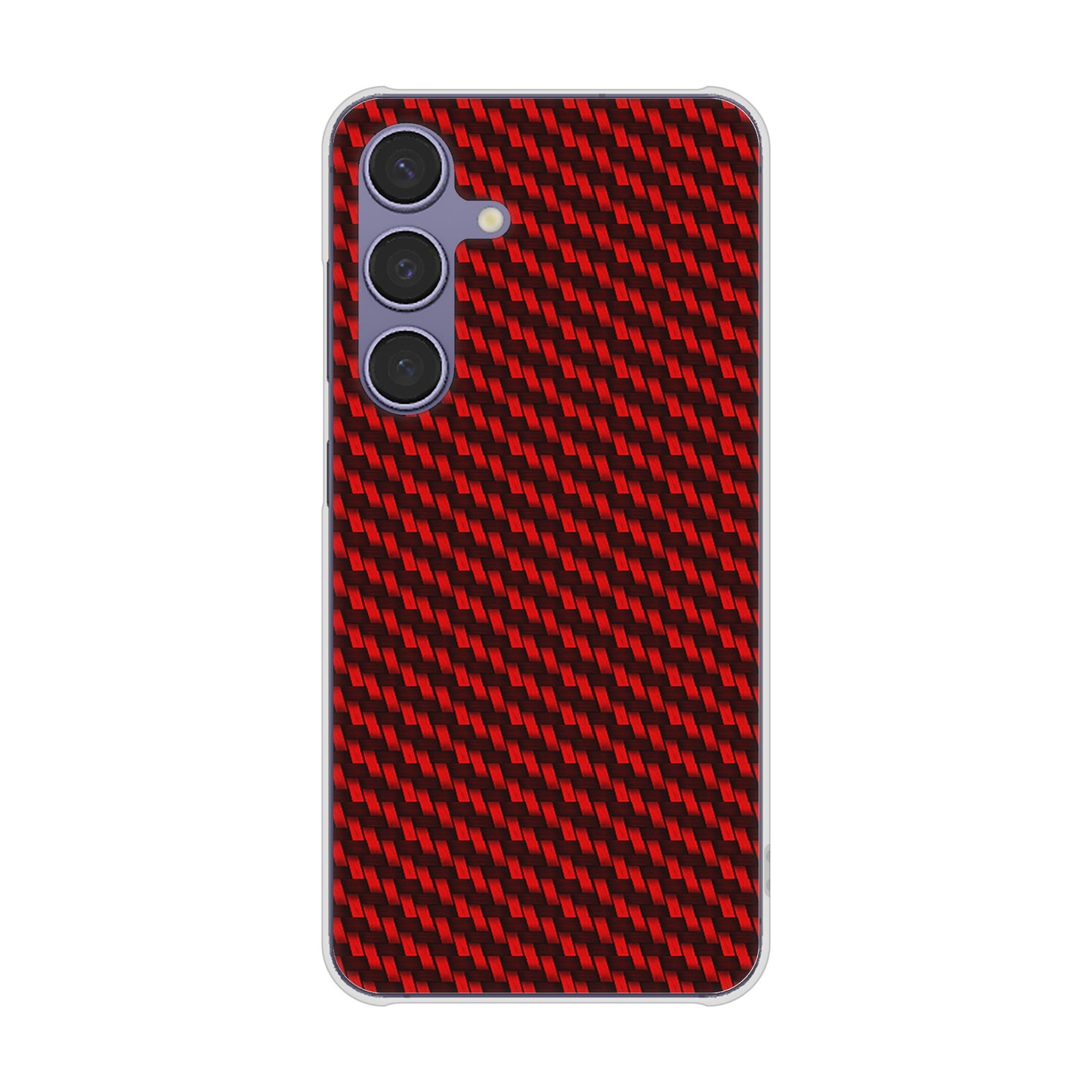 Galaxy S24 SCG25 au カーボン ハードケース 背面印刷