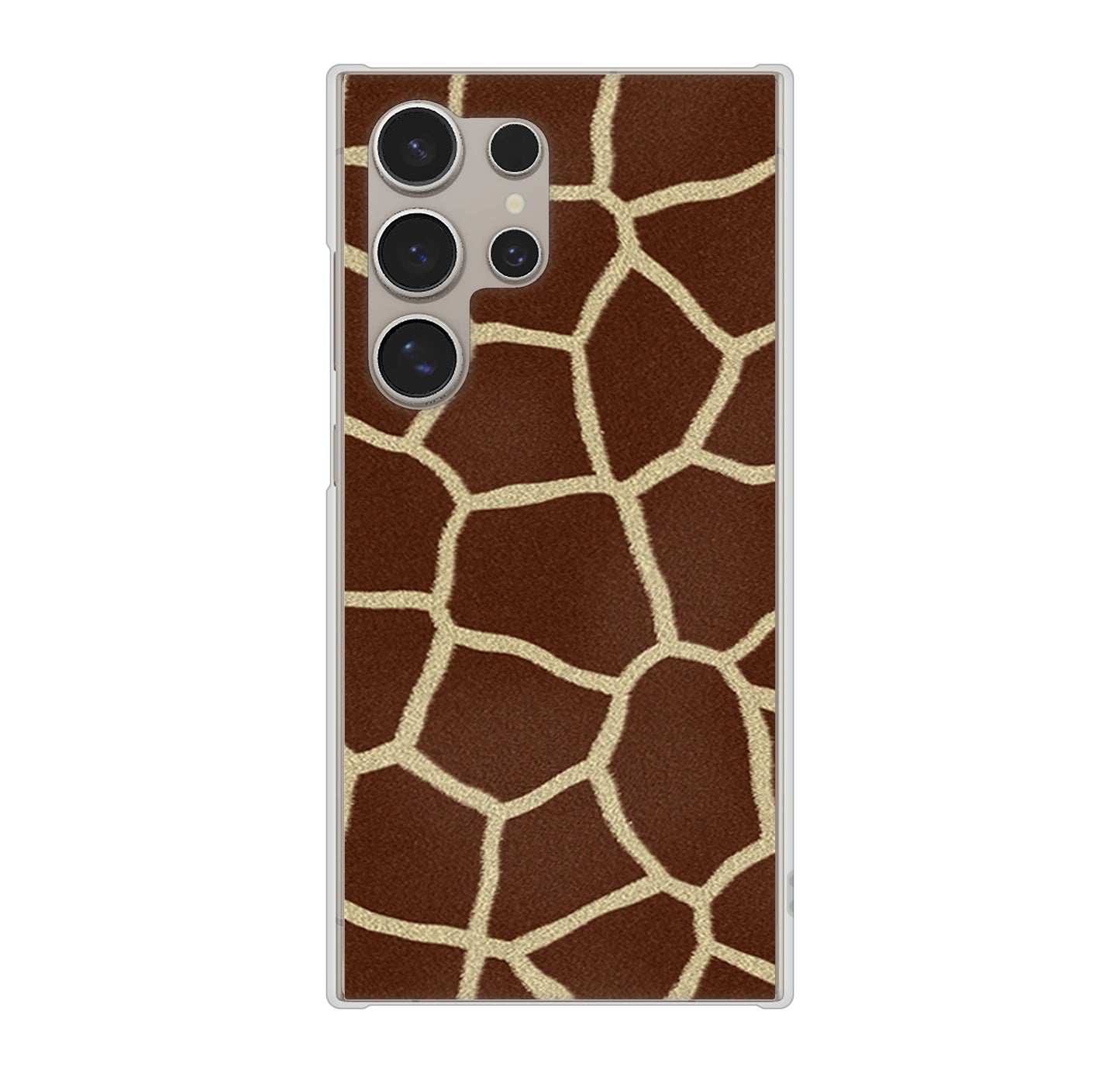 Galaxy S24 Ultra SCG26 au アニマル柄 ハードケース 背面印刷