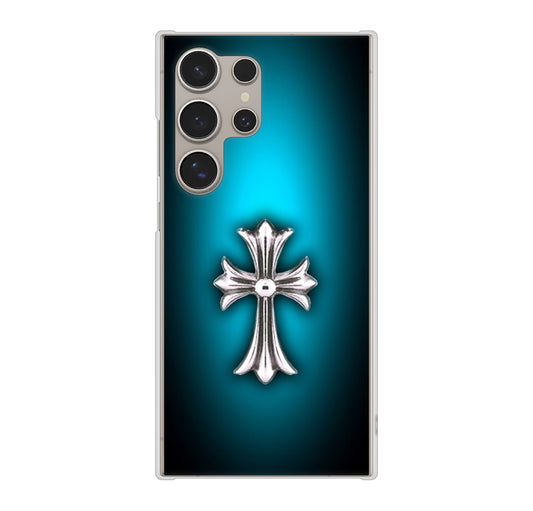 Galaxy S24 Ultra SCG26 au クロス ハードケース 背面印刷