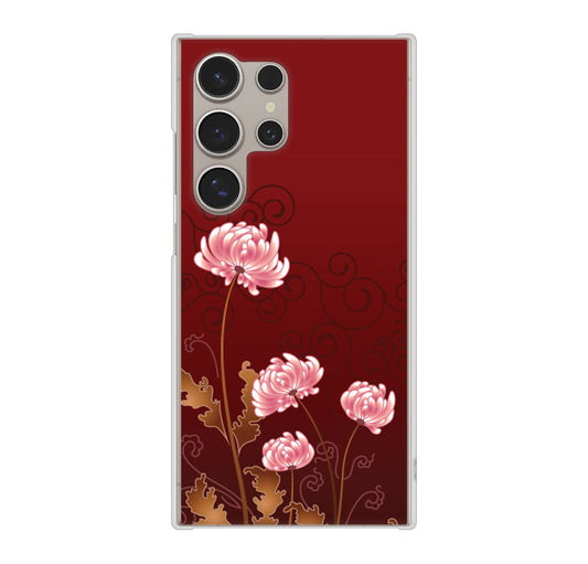 Galaxy S24 Ultra SCG26 au 375 優美な菊 ハードケース 背面印刷