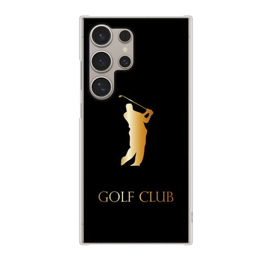 Galaxy S24 Ultra SCG26 au 610 GOLFCLUB ハードケース 背面印刷