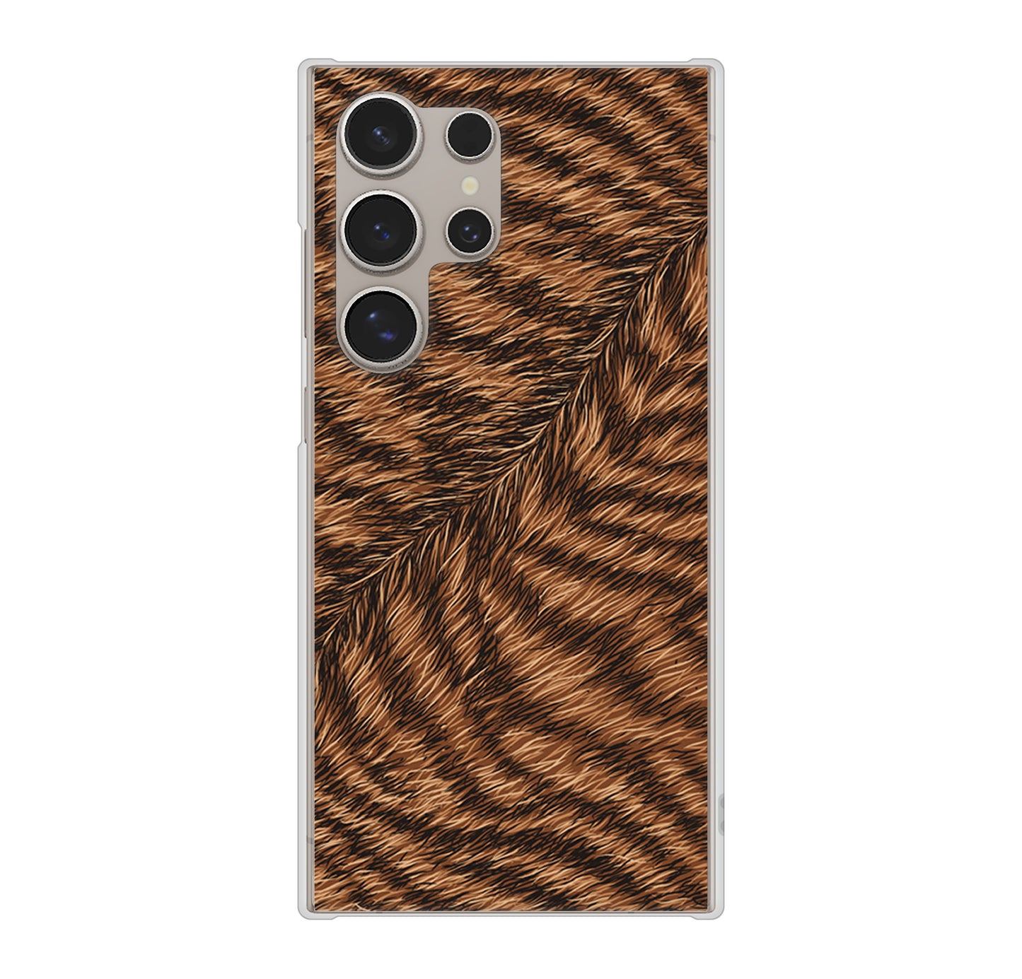 Galaxy S24 Ultra SCG26 au アニマル柄 ハードケース 背面印刷