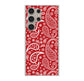 Galaxy S24 Ultra SCG26 au ペイズリー ハードケース 背面印刷