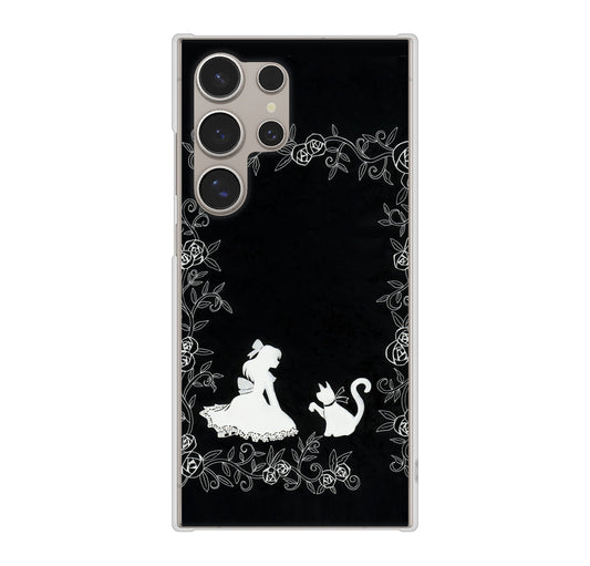 Galaxy S24 Ultra SCG26 au お姫様とネコ ハードケース 背面印刷