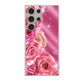 Galaxy S24 Ultra SCG26 au 1182 ピンクの薔薇に誘われて ハードケース 背面印刷