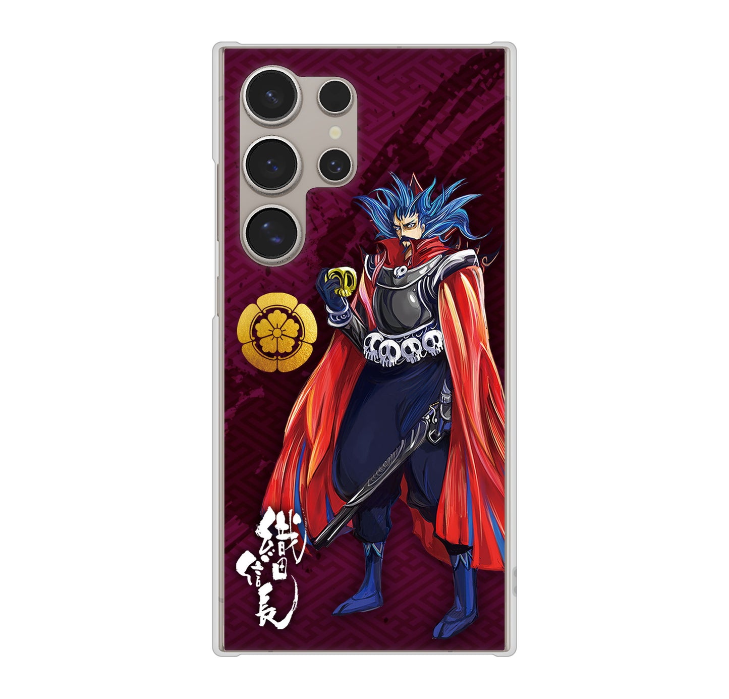 Galaxy S24 Ultra SCG26 au 家紋 ハードケース 背面印刷