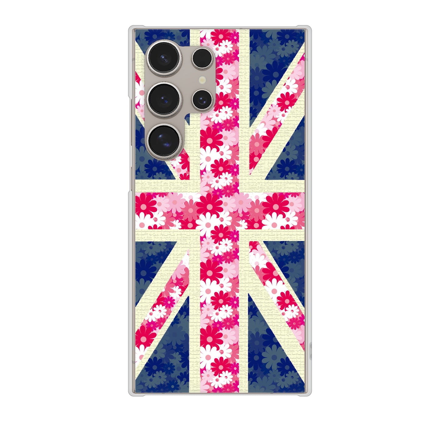 Galaxy S24 Ultra SCG26 au ユニオンジャック ハードケース 背面印刷