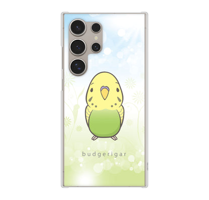Galaxy S24 Ultra SCG26 au セキセイインコ ハードケース 背面印刷