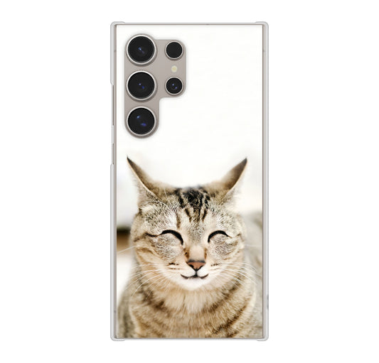 Galaxy S24 Ultra SCG26 au VA801 笑福ねこ ハードケース 背面印刷