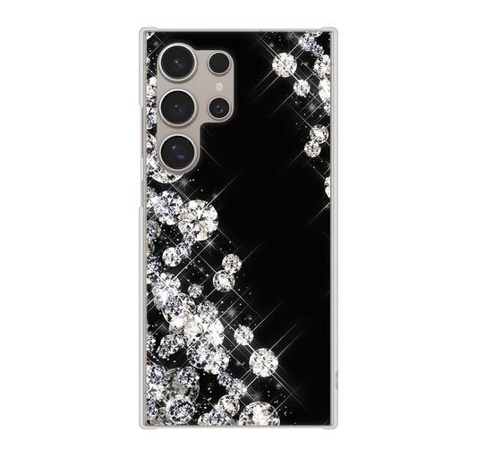 Galaxy S24 Ultra SCG26 au VA871 ダイヤモンドフレーム ハードケース 背面印刷