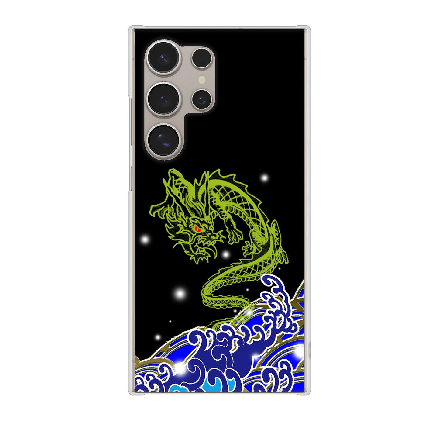 Galaxy S24 Ultra SCG26 au 水竜 ハードケース 背面印刷