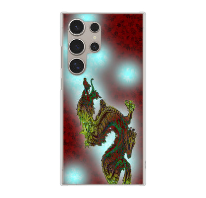 Galaxy S24 Ultra SCG26 au 赤竜 ハードケース 背面印刷