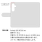 Galaxy S25 SCG31 au グレンチェック＆イタリアンレザー手帳型ケース 耐衝撃