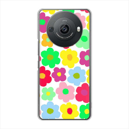 AQUOS R8 pro SH-51D docomo ルーズフラワー ハードケース 背面印刷