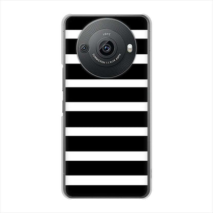 AQUOS R8 pro SH-51D docomo シンプルボーダー ハードケース 背面印刷