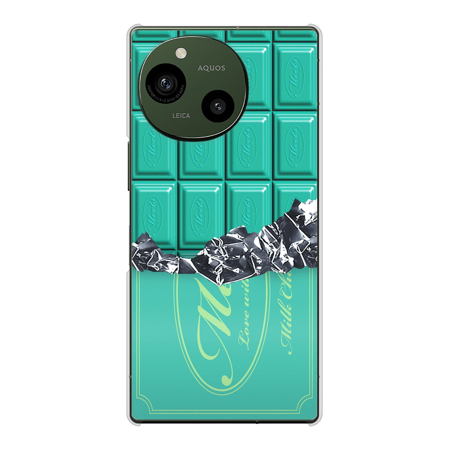 AQUOS R9 SH-51E docomo 板チョコ ハードケース 背面印刷