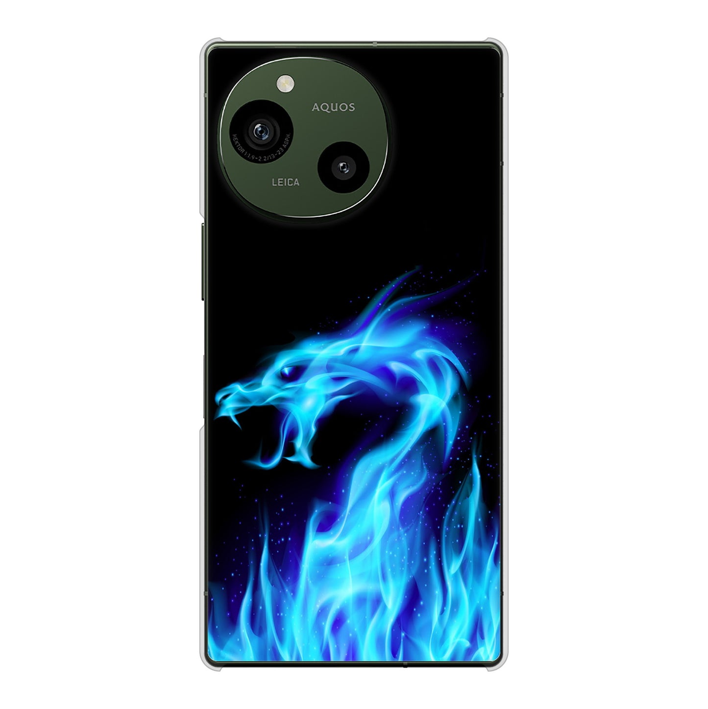 AQUOS R9 SH-51E docomo 高画質仕上げ 背面印刷 ハードケースドラゴン