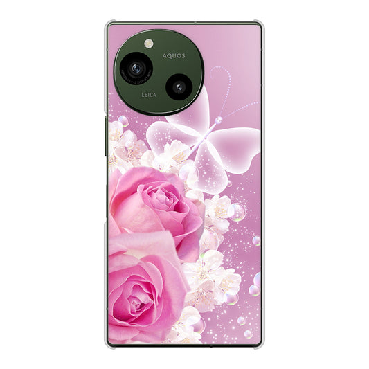 AQUOS R9 SH-51E docomo ロマンチックなバラ ハードケース 背面印刷