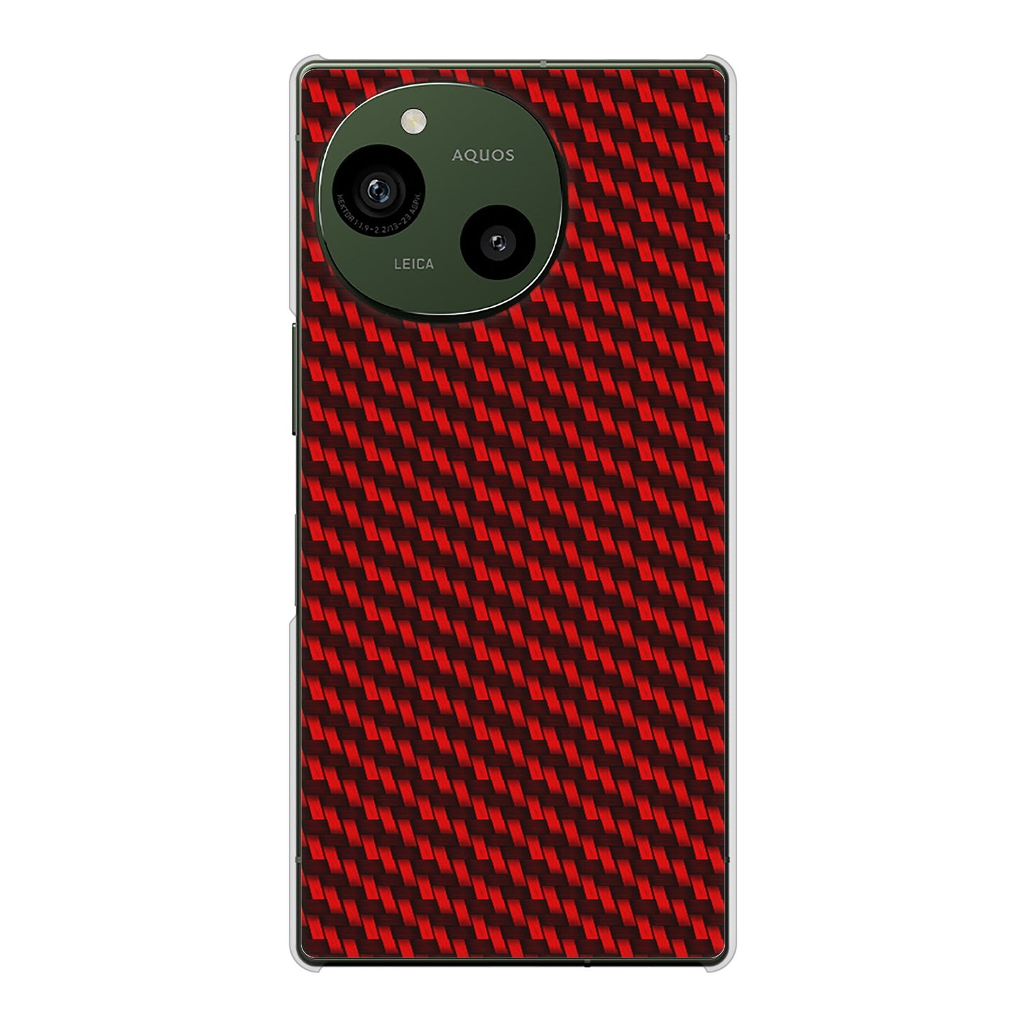 AQUOS R9 SH-51E docomo 高画質仕上げ 背面印刷 ハードケースカーボン
