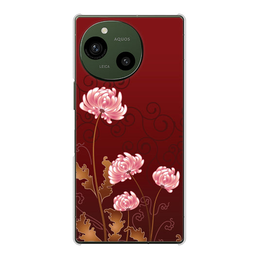 AQUOS R10 SH-51F docomo 375 優美な菊 ハードケース 背面印刷