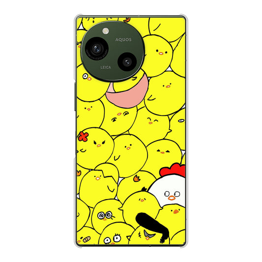 AQUOS R10 SH-51F docomo 1031 ピヨピヨ ハードケース 背面印刷