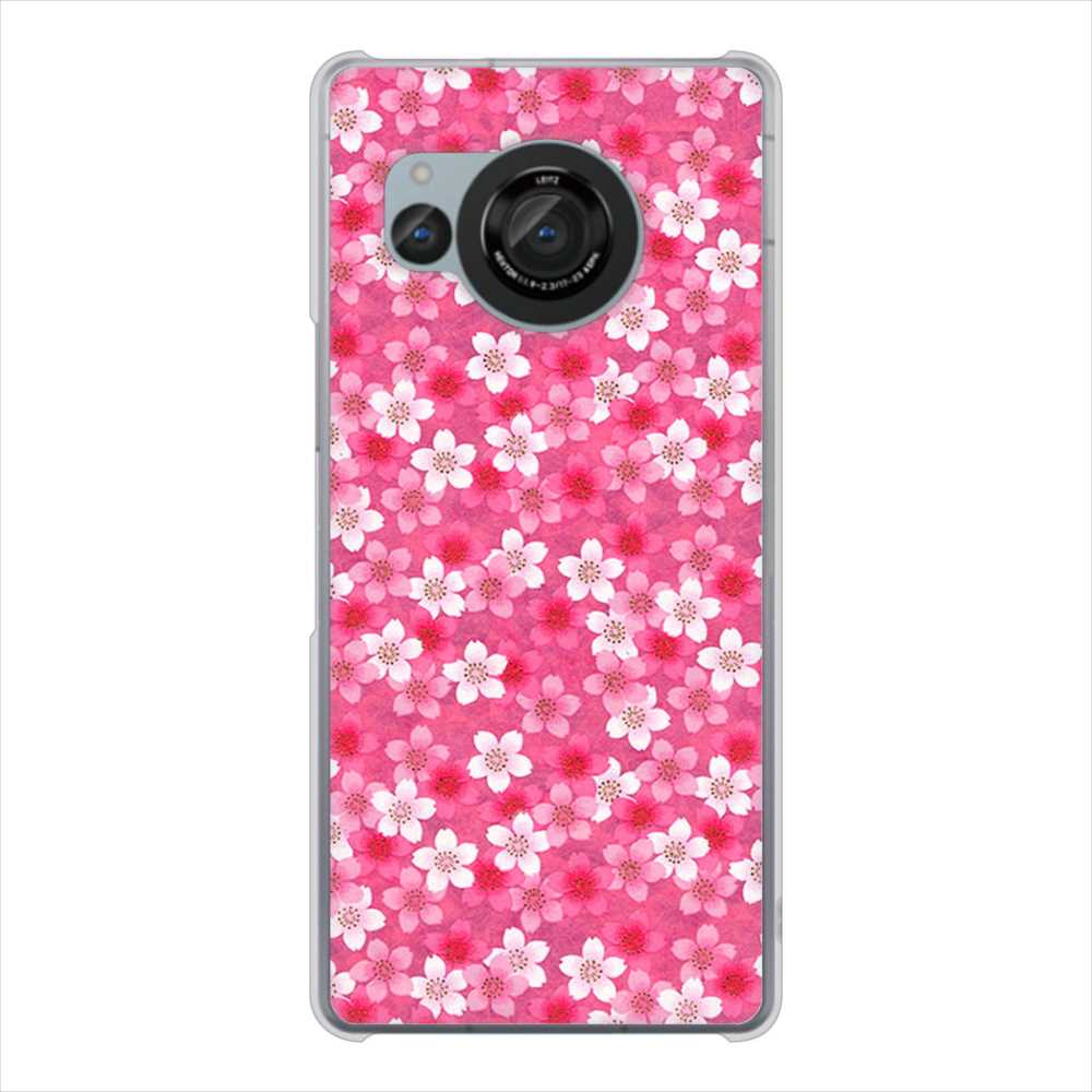 AQUOS R8 SH-52D docomo リバティプリント ハードケース 背面印刷