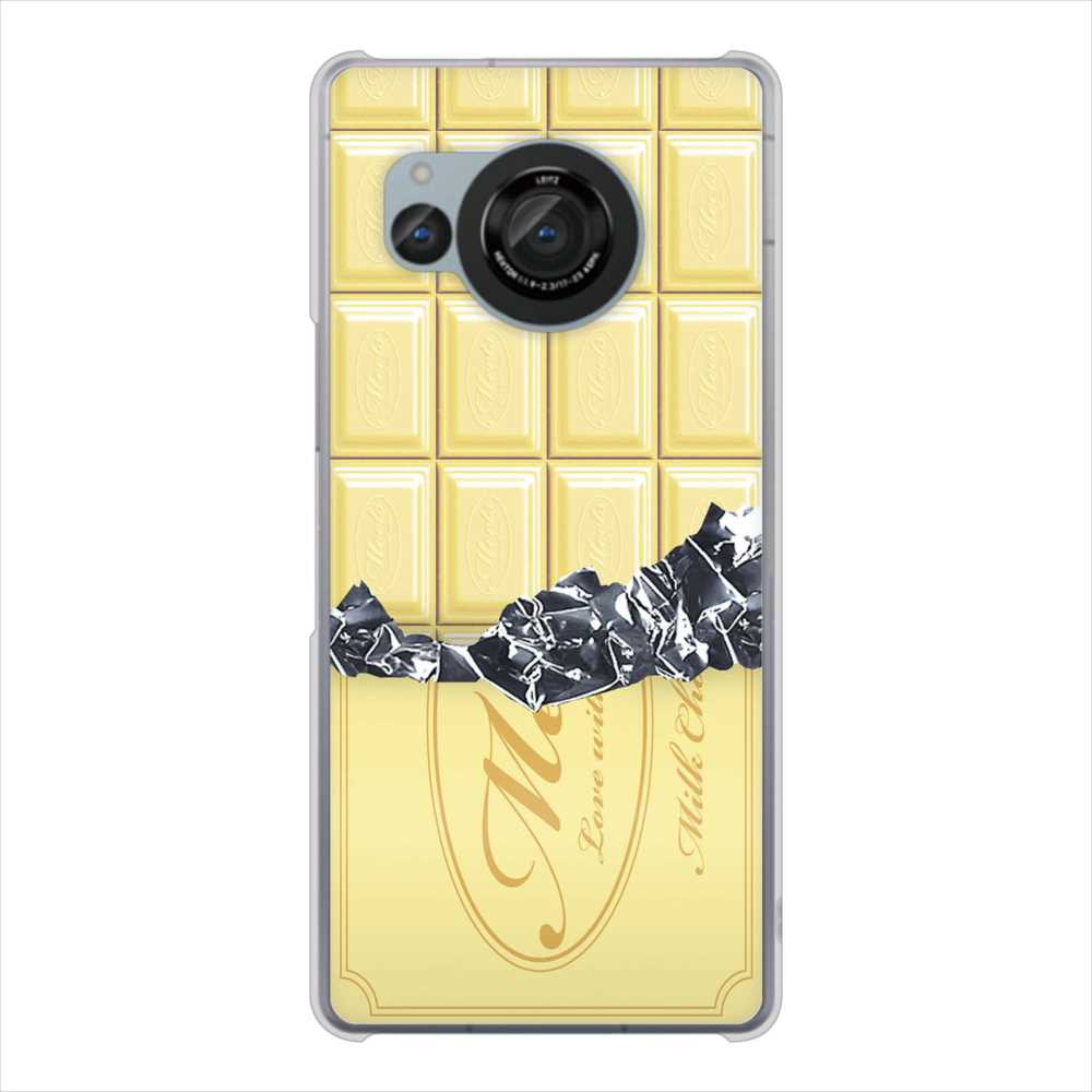 AQUOS R8 SH-52D docomo 板チョコ ハードケース 背面印刷
