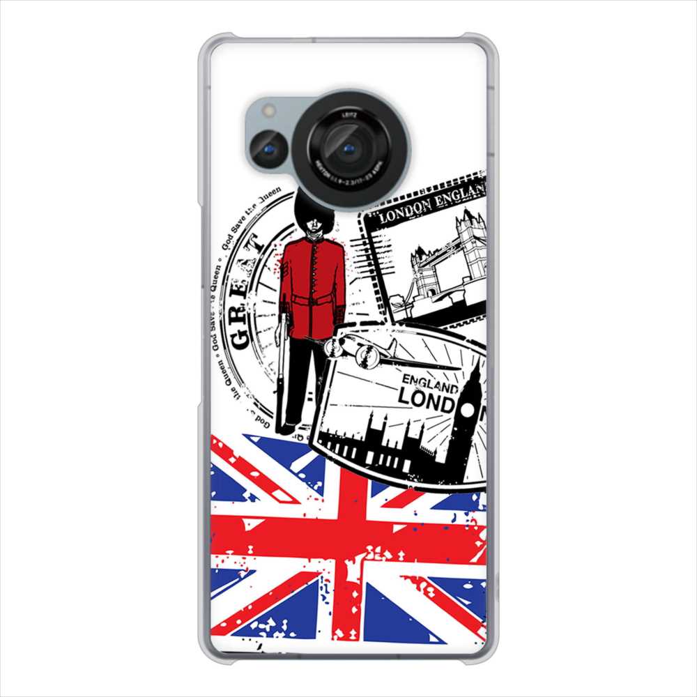 AQUOS R8 SH-52D docomo イギリスの風景 ハードケース 背面印刷