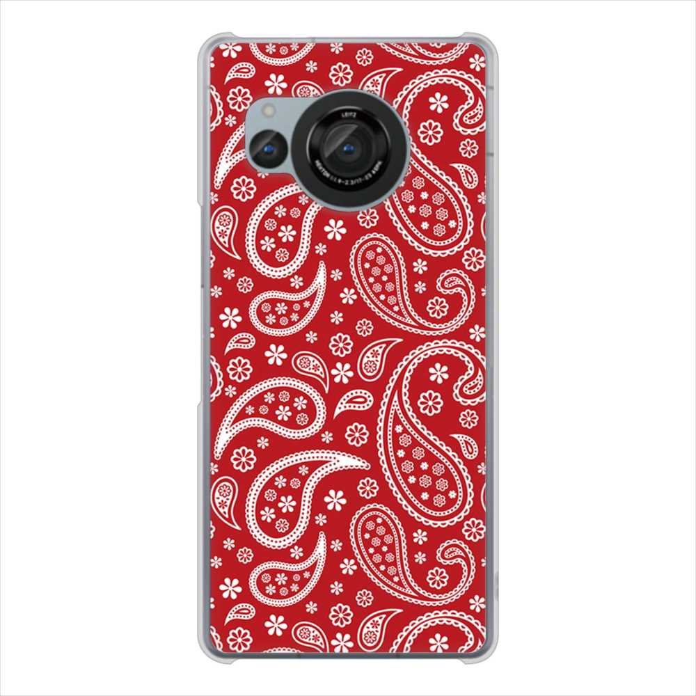 AQUOS R8 SH-52D docomo ペイズリー ハードケース 背面印刷