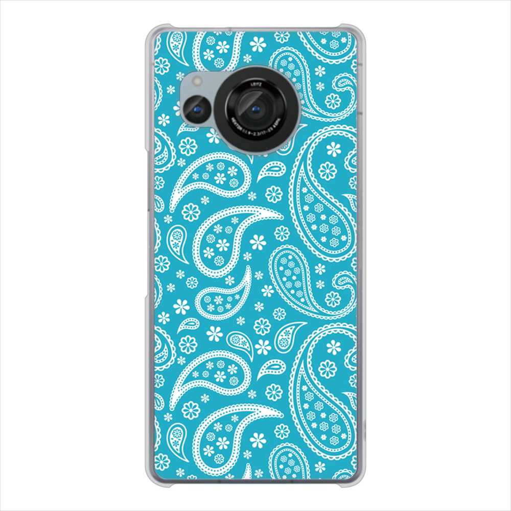 AQUOS R8 SH-52D docomo ペイズリー ハードケース 背面印刷