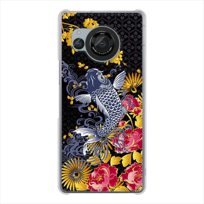 AQUOS R8 SH-52D docomo 鯉 ハードケース 背面印刷