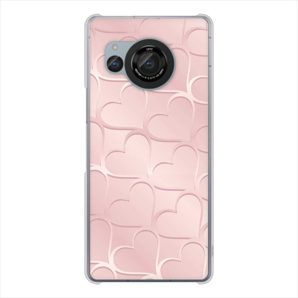 AQUOS R8 SH-52D docomo かくれハート ハードケース 背面印刷