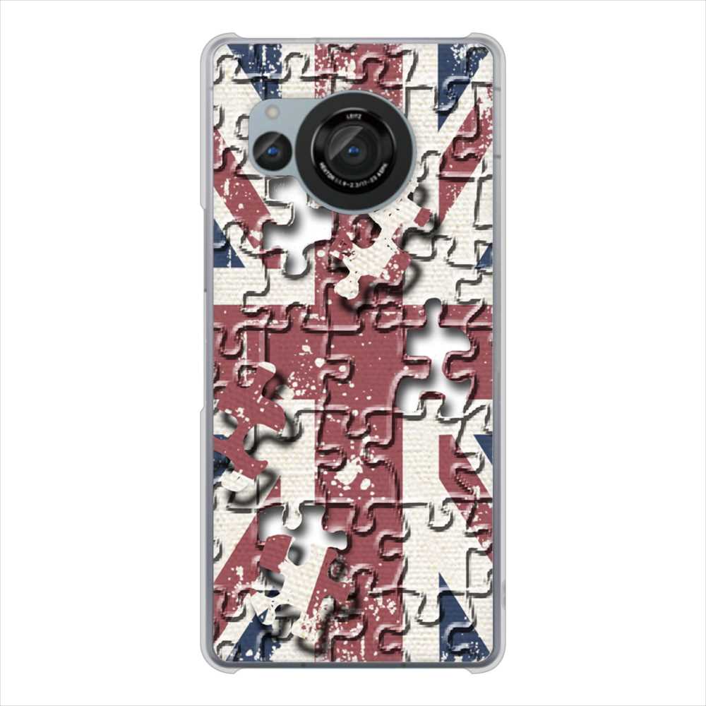 AQUOS R8 SH-52D docomo ユニオンジャック ハードケース 背面印刷