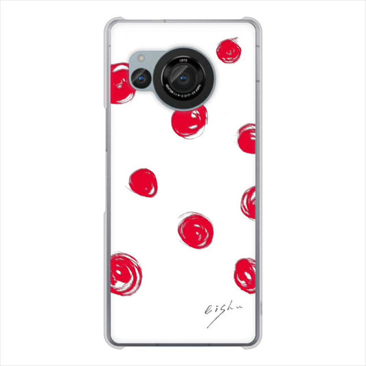 AQUOS R8 SH-52D docomo 大野詠舟 手描きシンプル ハードケース 背面印刷