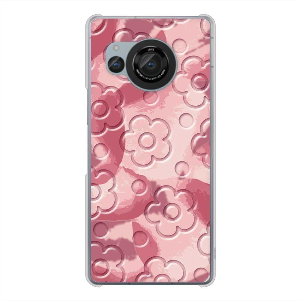AQUOS R8 SH-52D docomo フラワーヴェルニ ハードケース 背面印刷