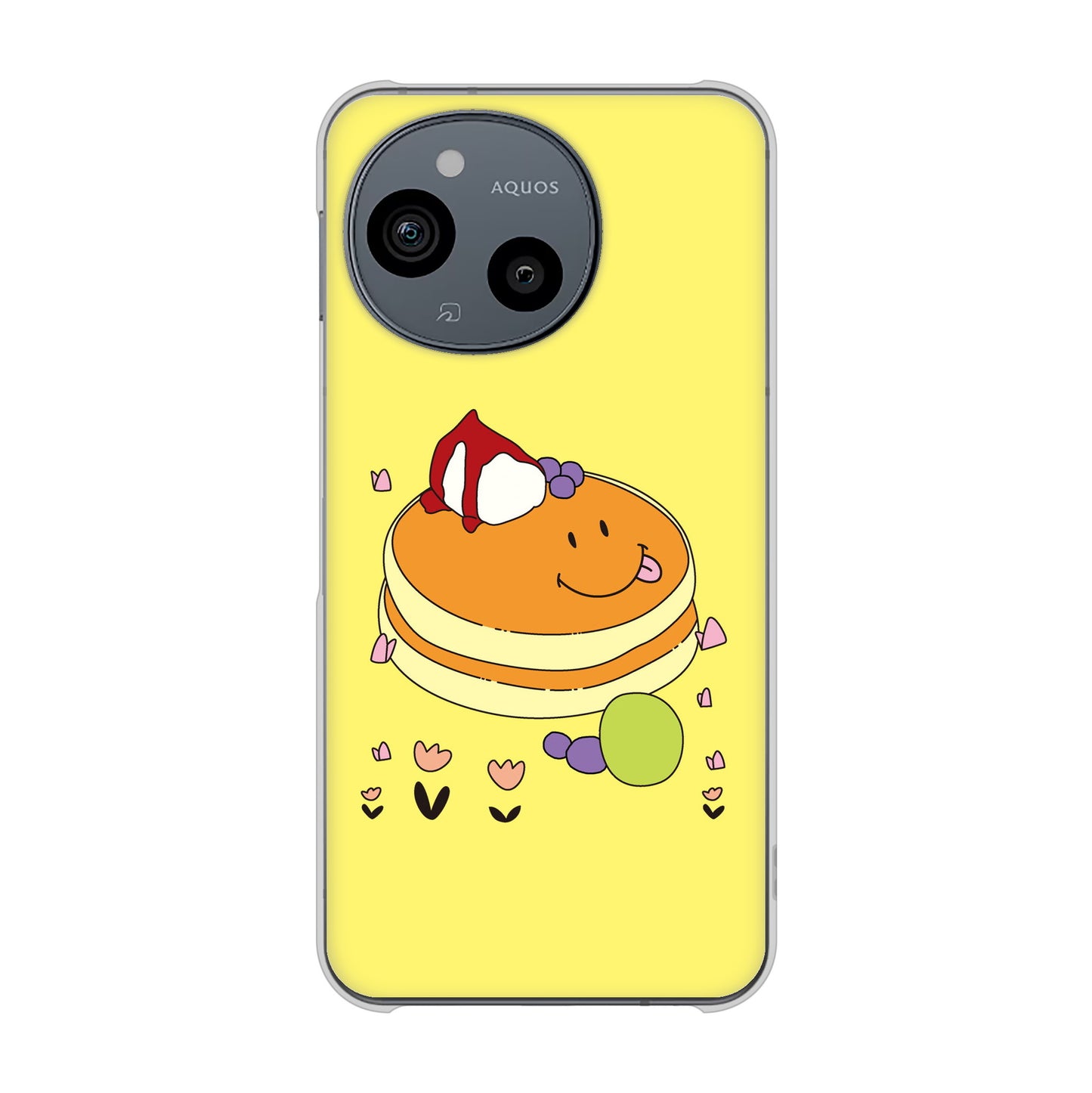 AQUOS sense9 SH-53E docomo スイーツイラスト ハードケース 背面印刷