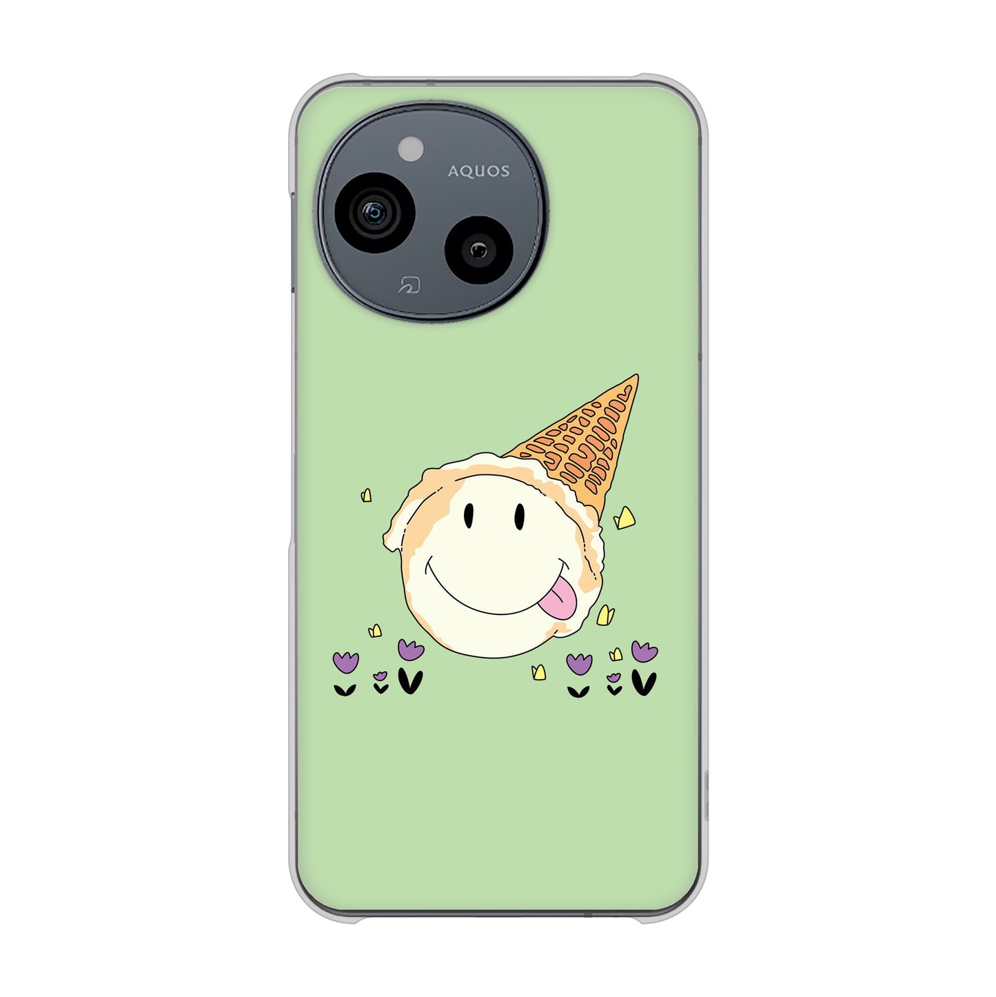 AQUOS sense9 SH-53E docomo スイーツイラスト ハードケース 背面印刷