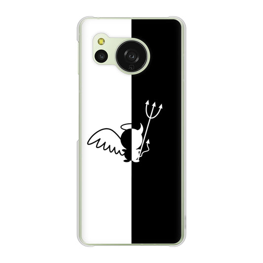 AQUOS sense8 SH-54D docomo 027 ハーフデビット ハードケース 背面印刷