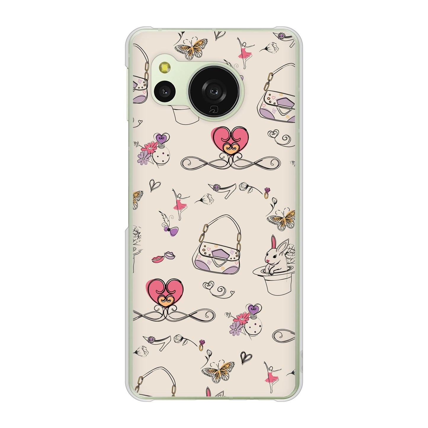 AQUOS sense8 SH-54D docomo マルチスタイル ハードケース 背面印刷