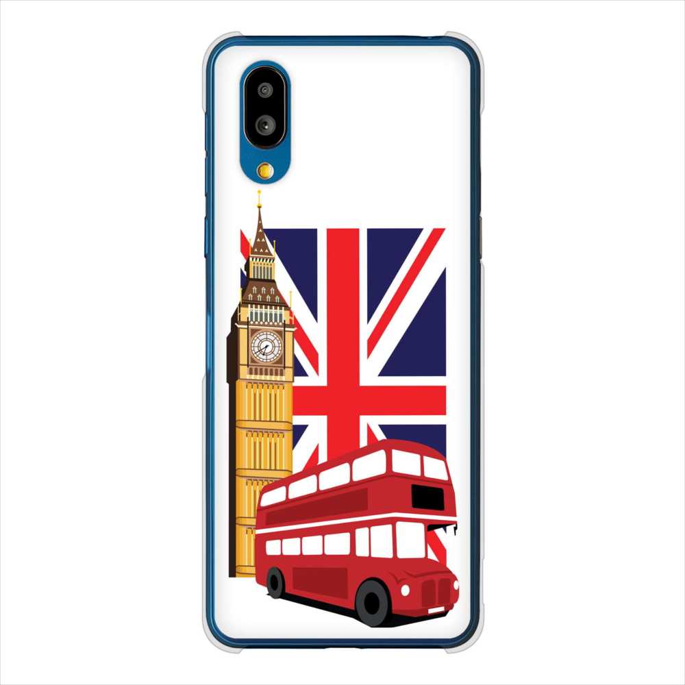 BASIO active SHG09 au イギリスの風景 ハードケース 背面印刷