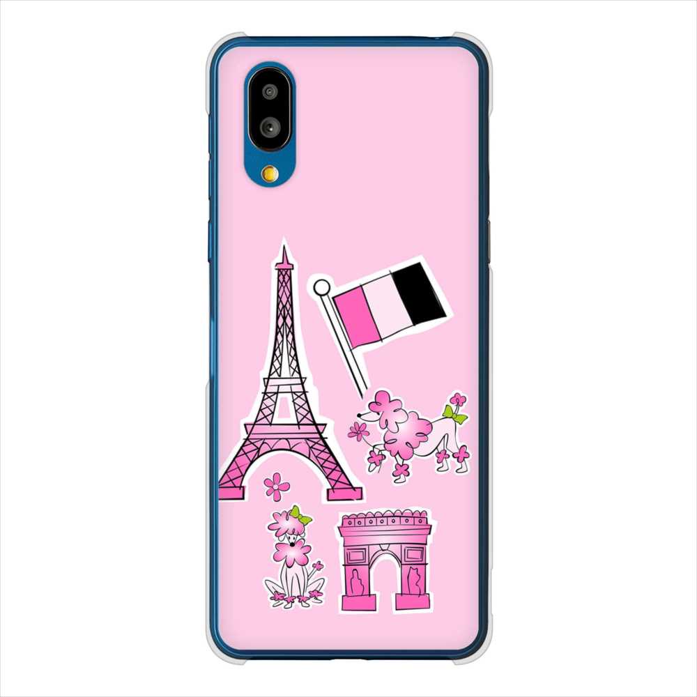 BASIO active SHG09 au 高画質仕上げ 背面印刷 ハードケースLOVE フランス